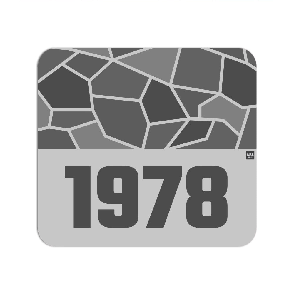 1978 Year Mouse pad (Melange Grey)