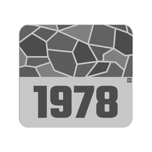 1978 Year Mouse pad (Melange Grey)