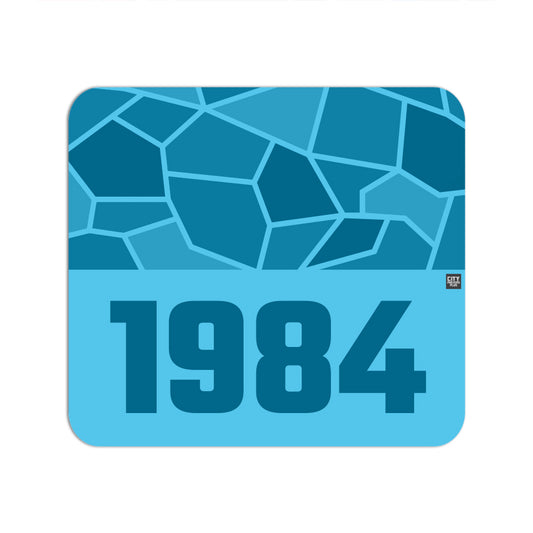 1984 Year Mouse pad (Sky Blue)