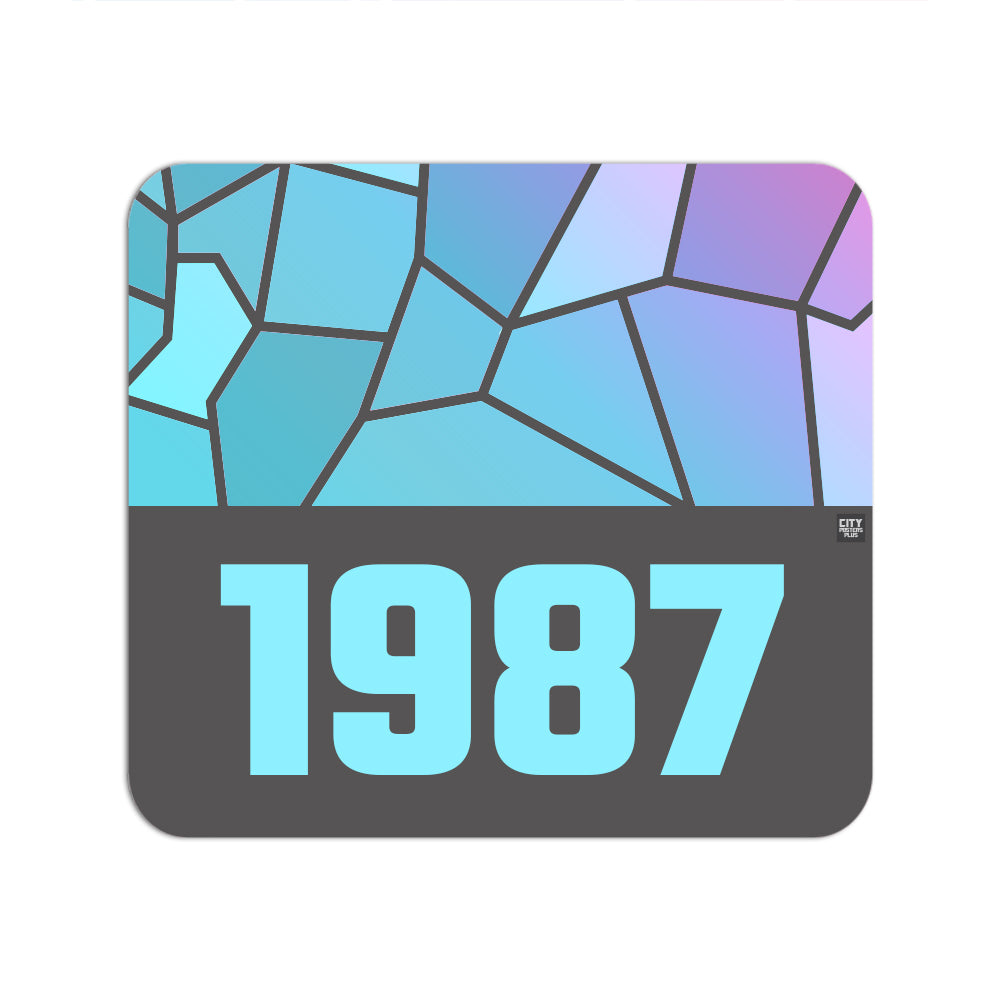 1987 Year Mouse pad (Charcoal Grey)