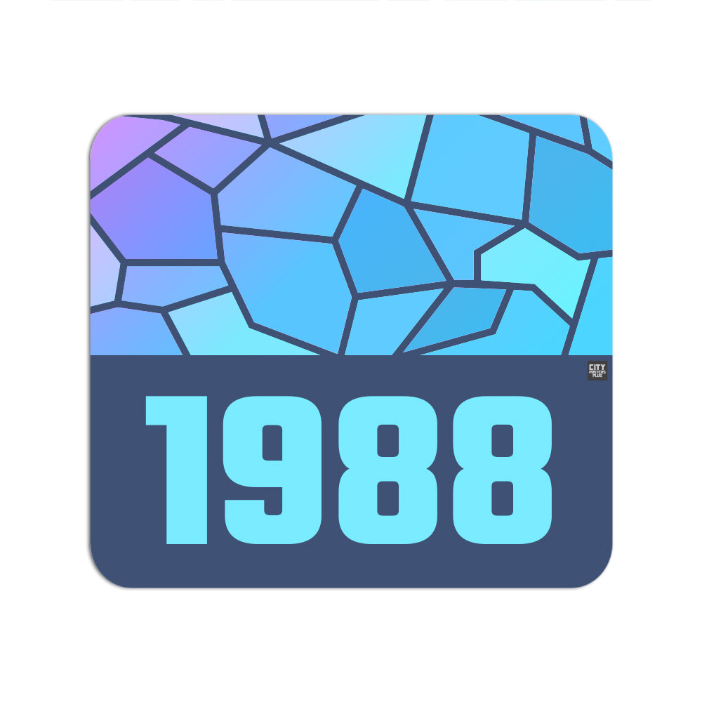 1988 Year Mouse pad (Navy Blue)