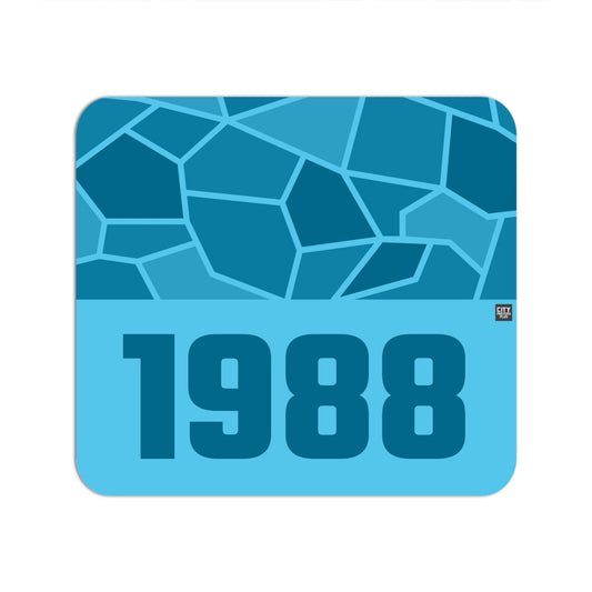 1988 Year Mouse pad (Sky Blue)