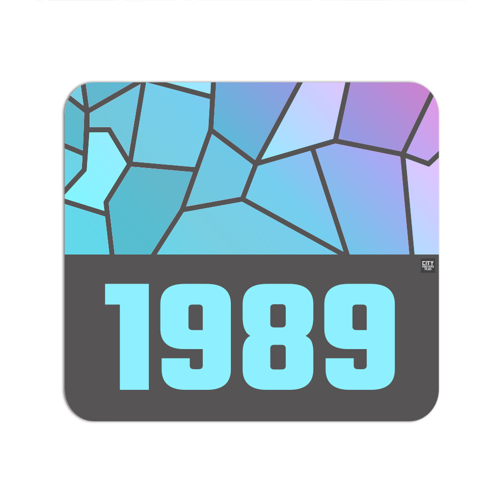 1989 Year Mouse pad (Charcoal Grey)