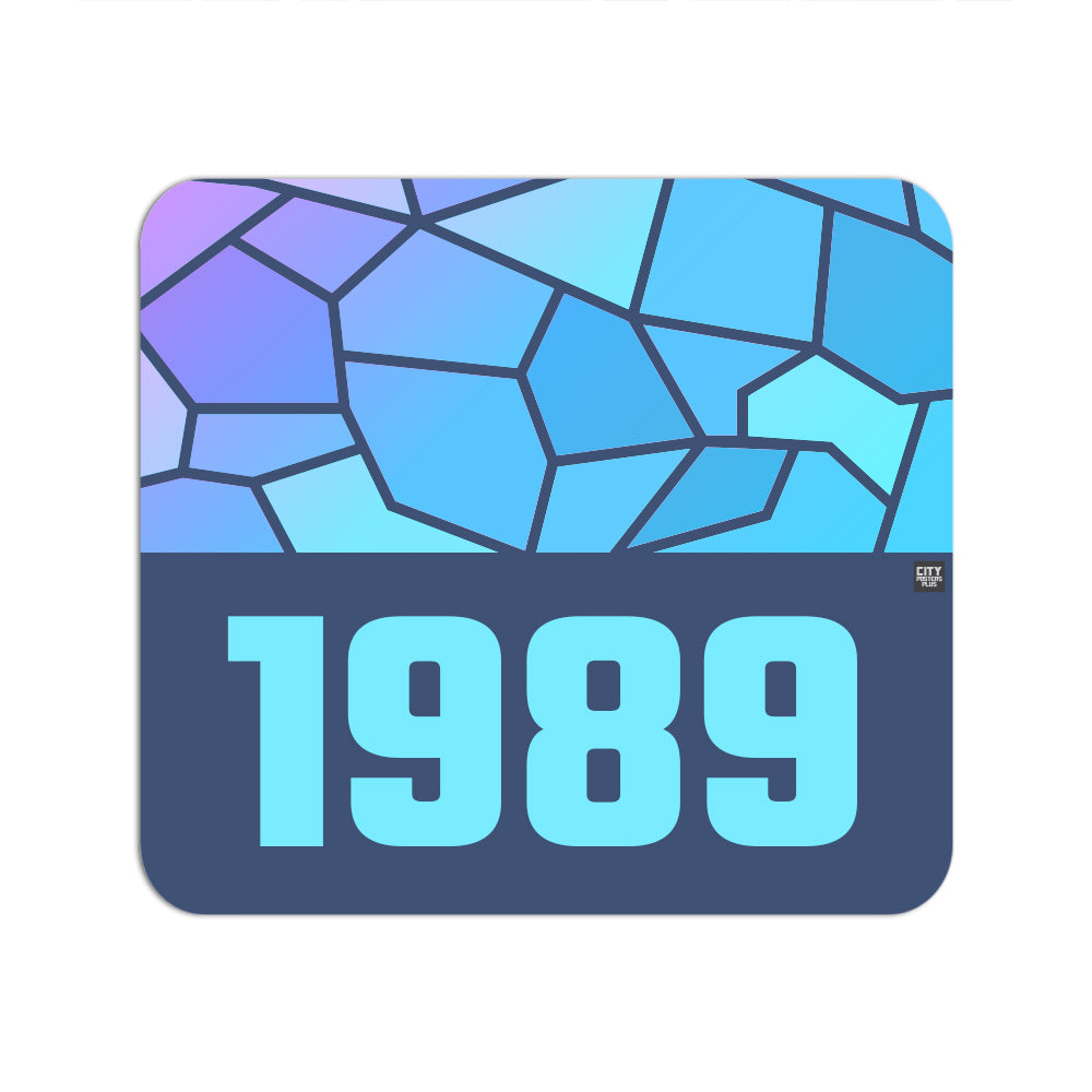 1989 Year Mouse pad (Navy Blue)