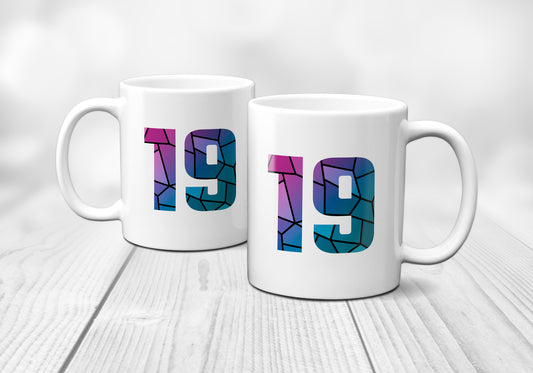 19 Number Mug (White)