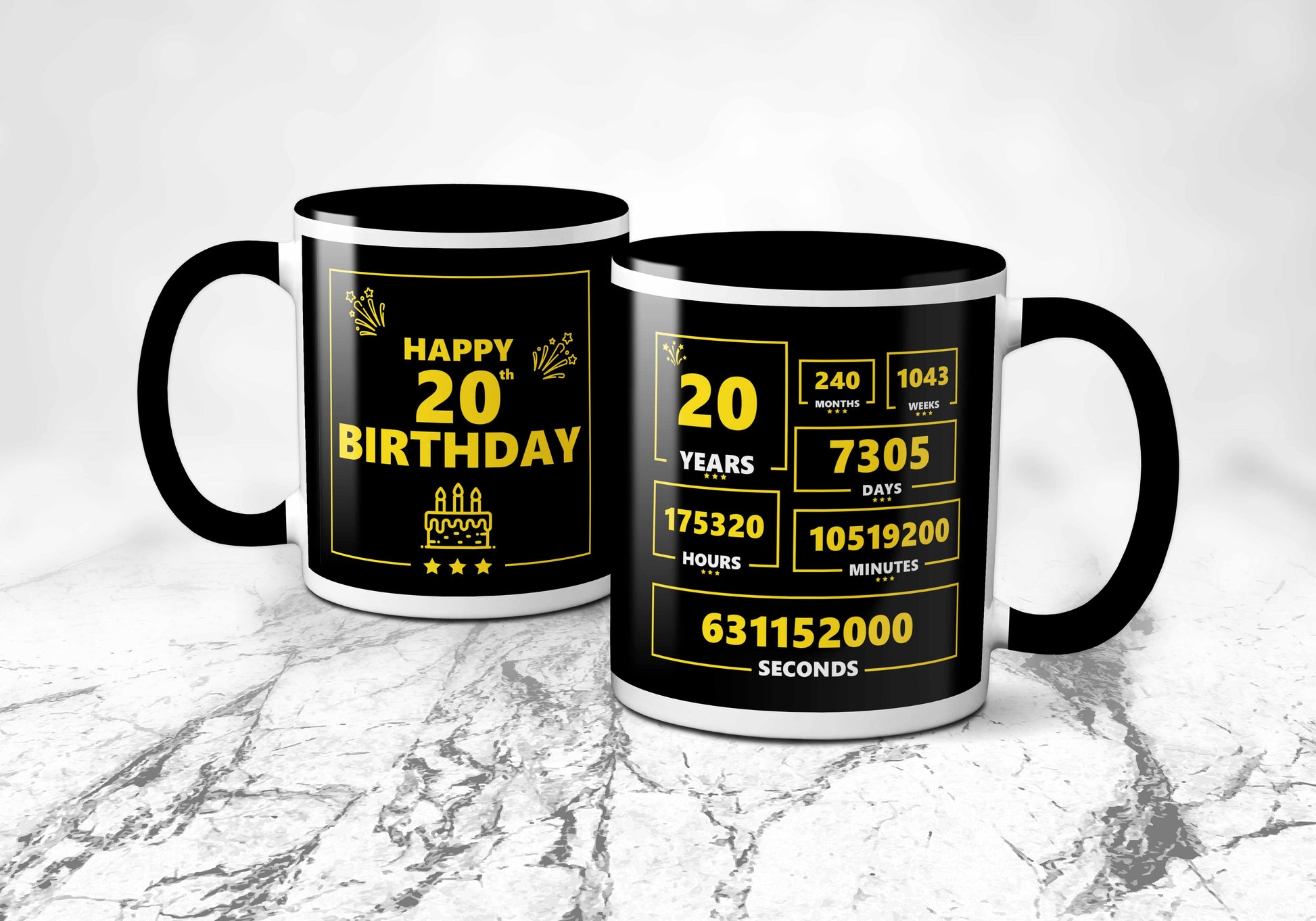 20th Years Birthday Mug