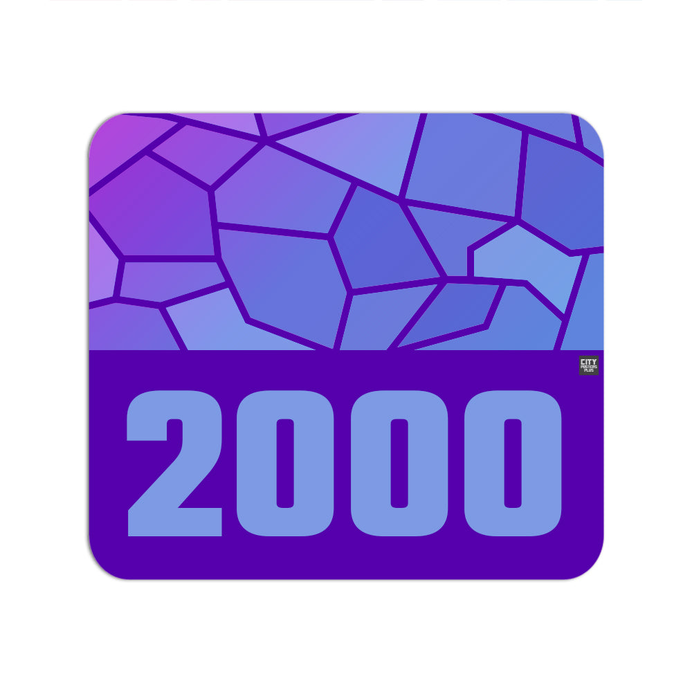 2000 Year Mouse pad (Purple)