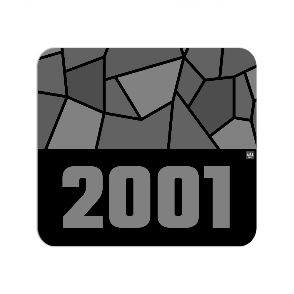 2001 Year Mouse pad (Black)