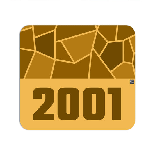 2001 Year Mouse pad (Golden Yellow)