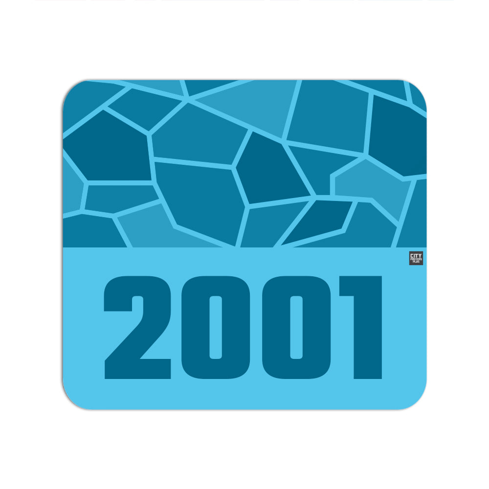 2001 Year Mouse pad (Sky Blue)