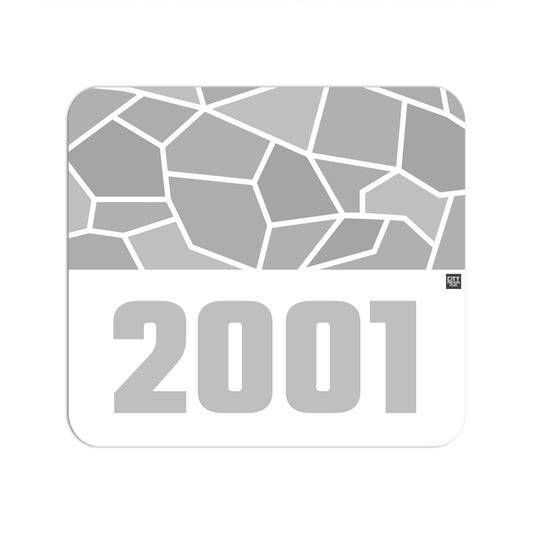 2001 Year Mouse pad (White)