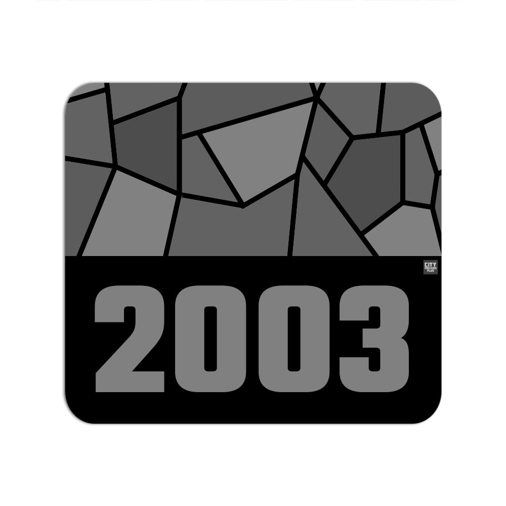 2003 Year Mouse pad (Black)