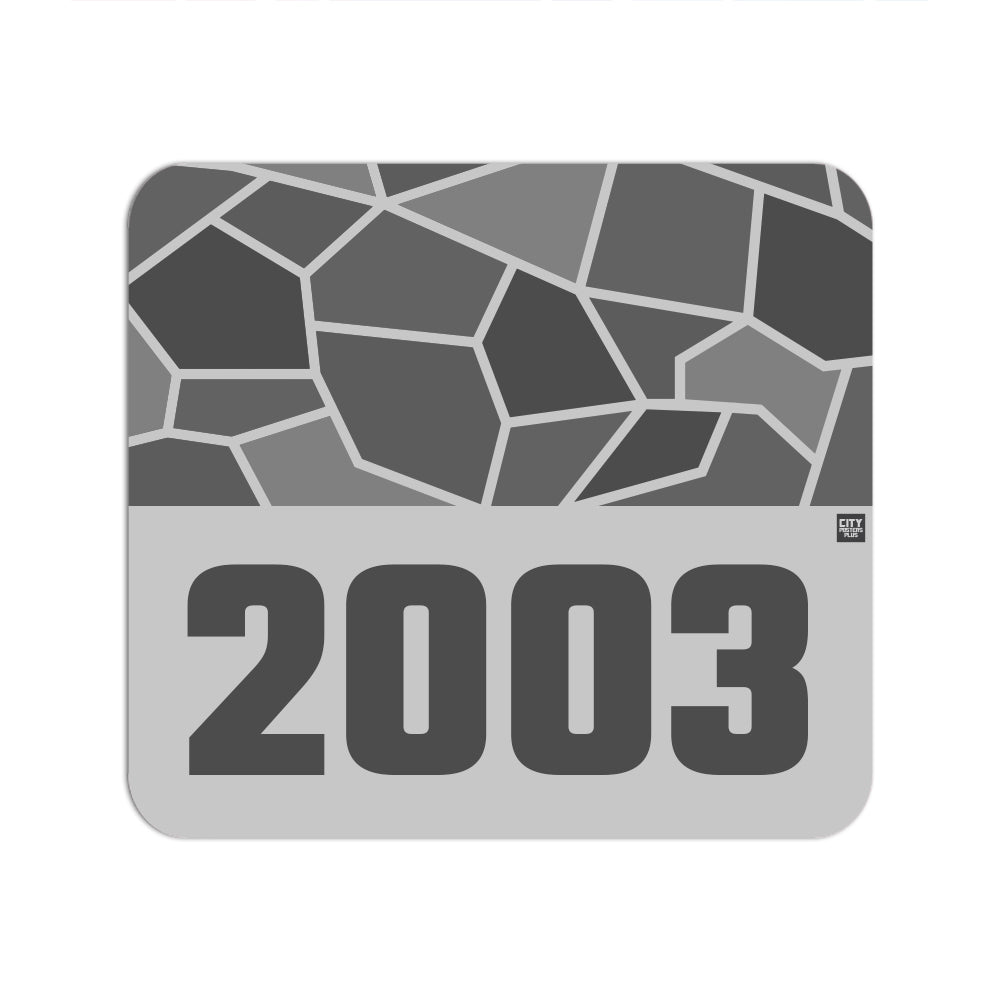 2003 Year Mouse pad (Melange Grey)