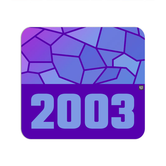 2003 Year Mouse pad (Purple)