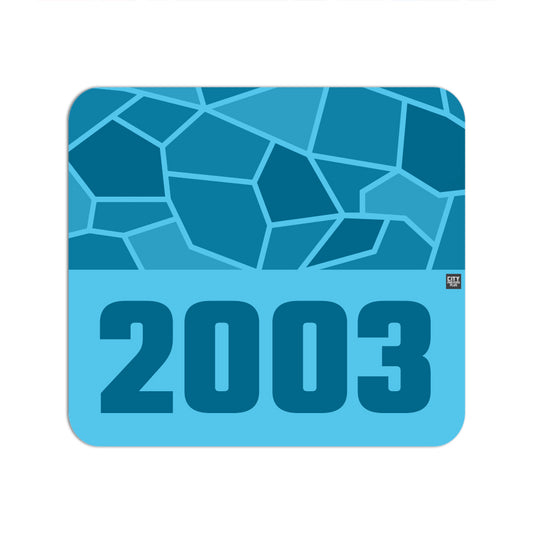 2003 Year Mouse pad (Sky Blue)