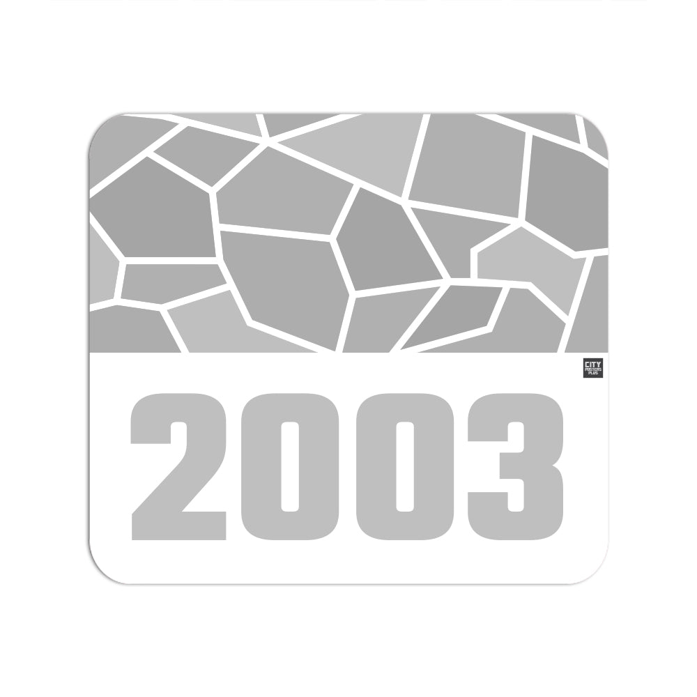 2003 Year Mouse pad (White)