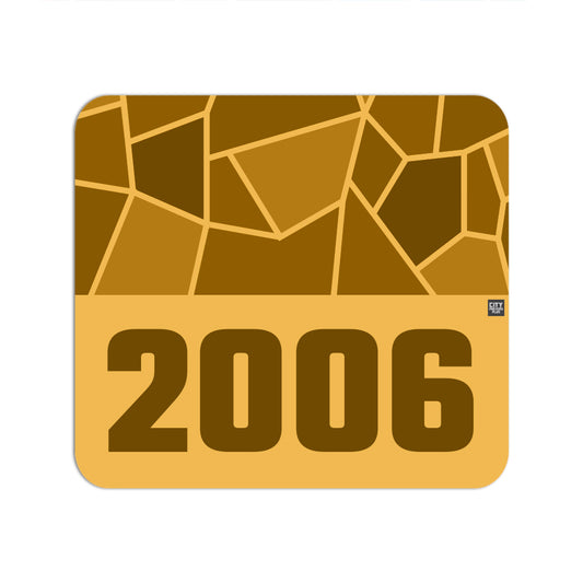 2006 Year Mouse pad (Golden Yellow)