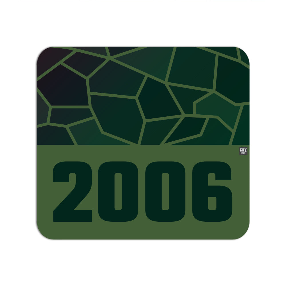 2006 Year Mouse pad (Olive Green)