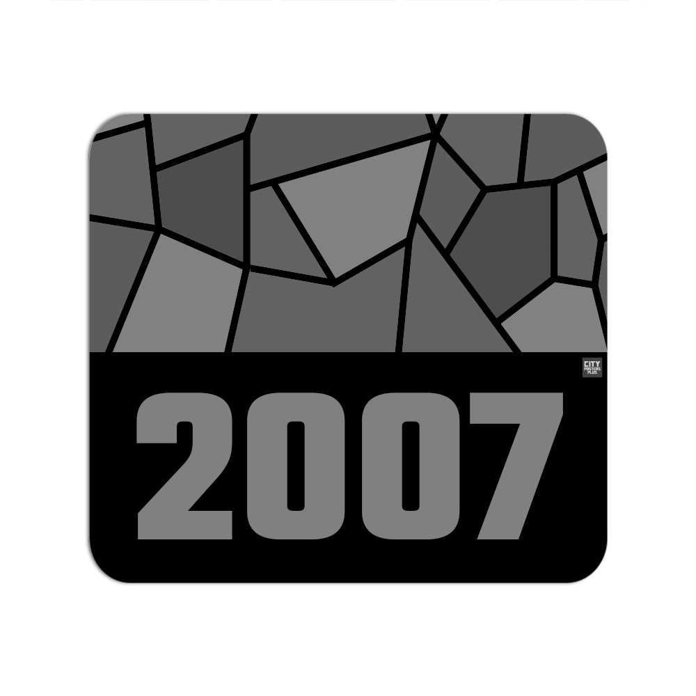 2007 Year Mouse pad (Black)