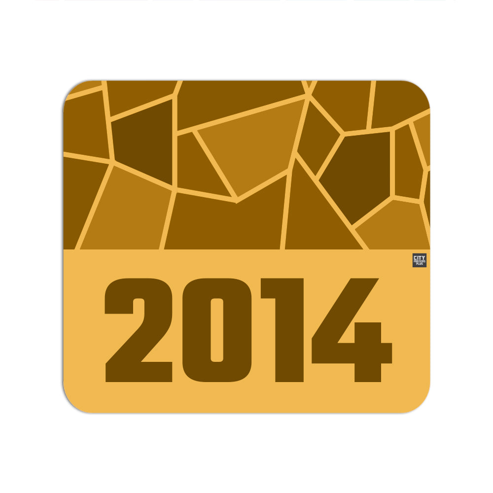 2014 Year Mouse pad (Golden Yellow)