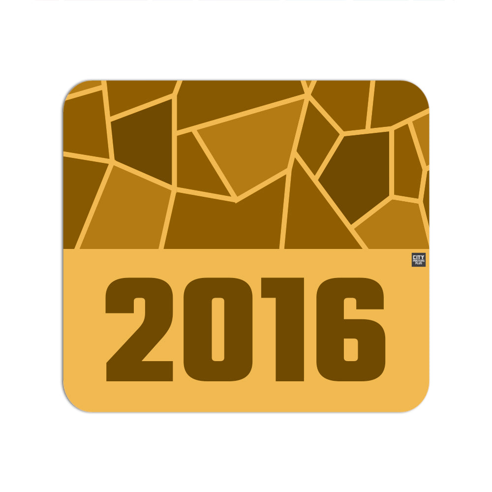 2016 Year Mouse pad (Golden Yellow)