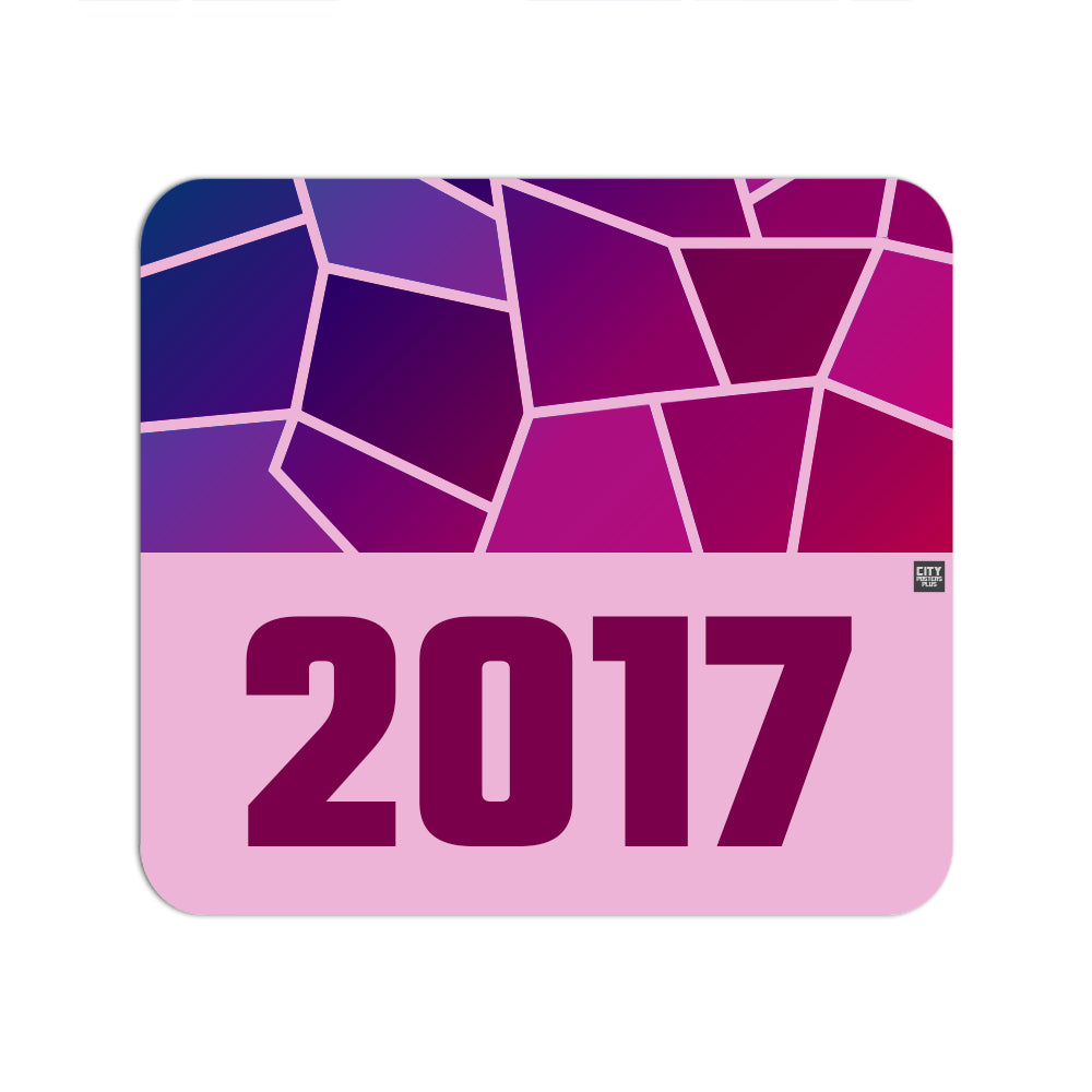 2017 Year Mouse pad (Light Pink)