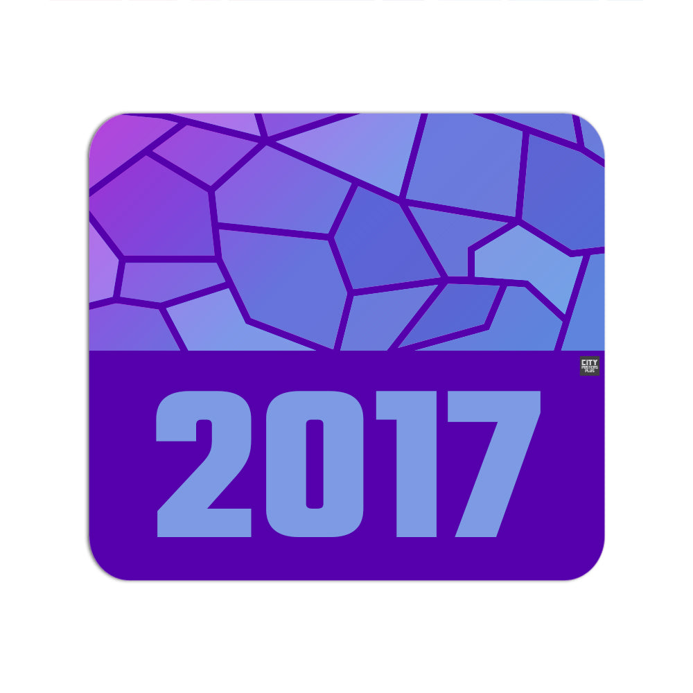 2017 Year Mouse pad (Purple)