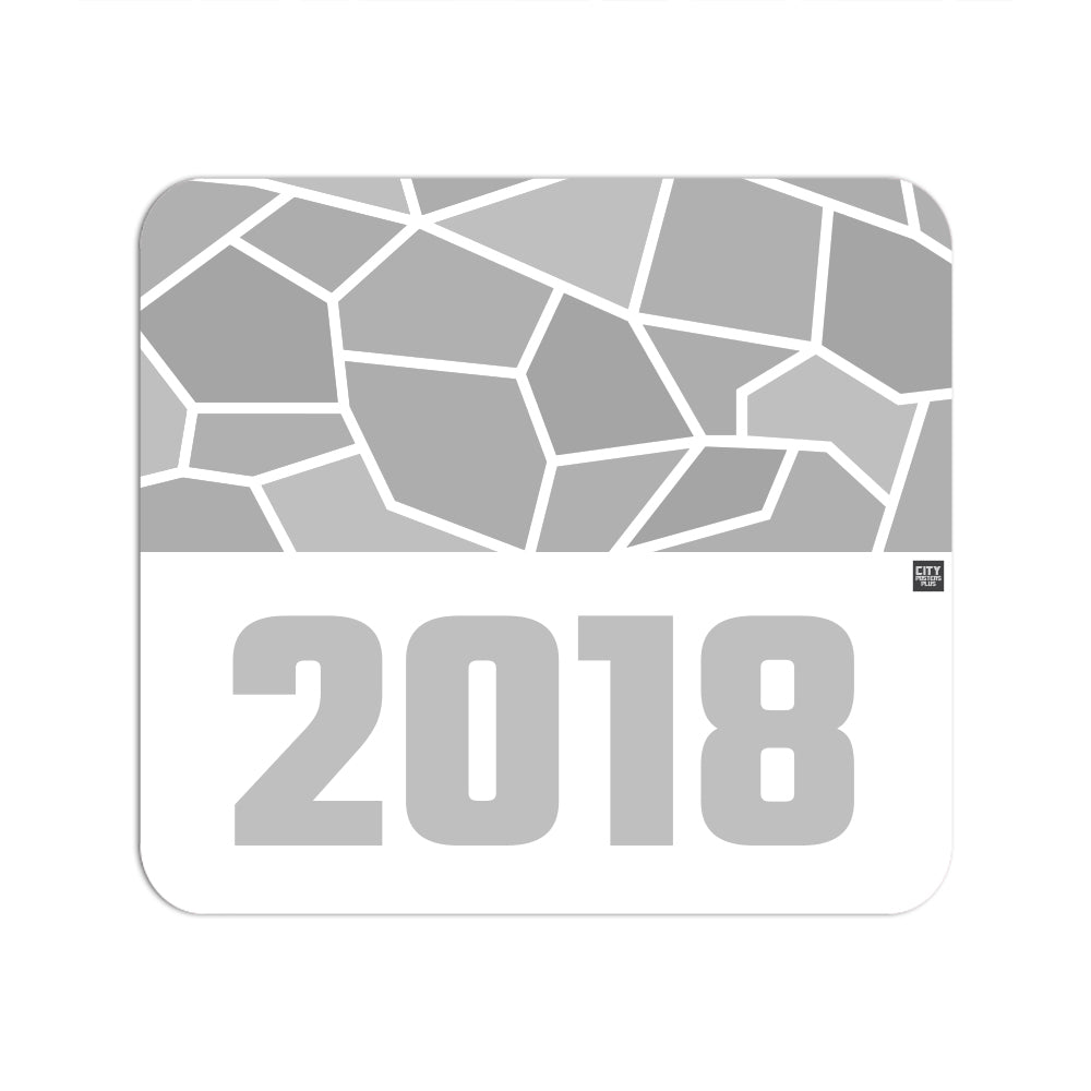 2018 Year Mouse pad (White)