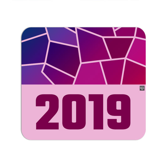 2019 Year Mouse pad (Light Pink)