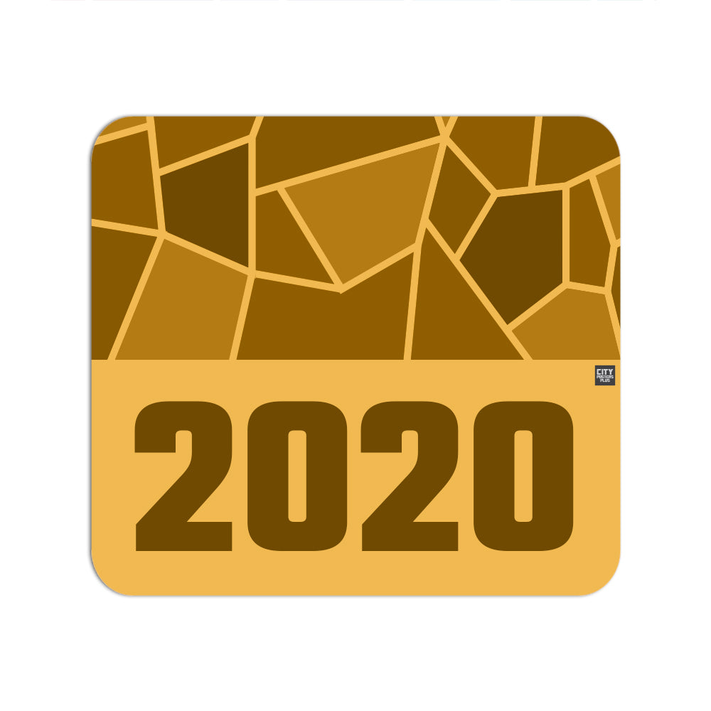 2020 Year Mouse pad (Golden Yellow)