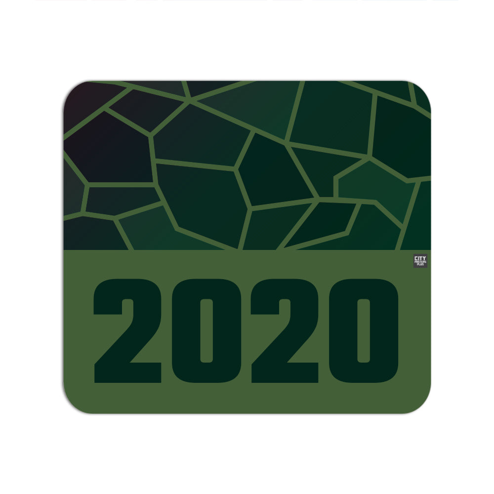 2020 Year Mouse pad (Olive Green)