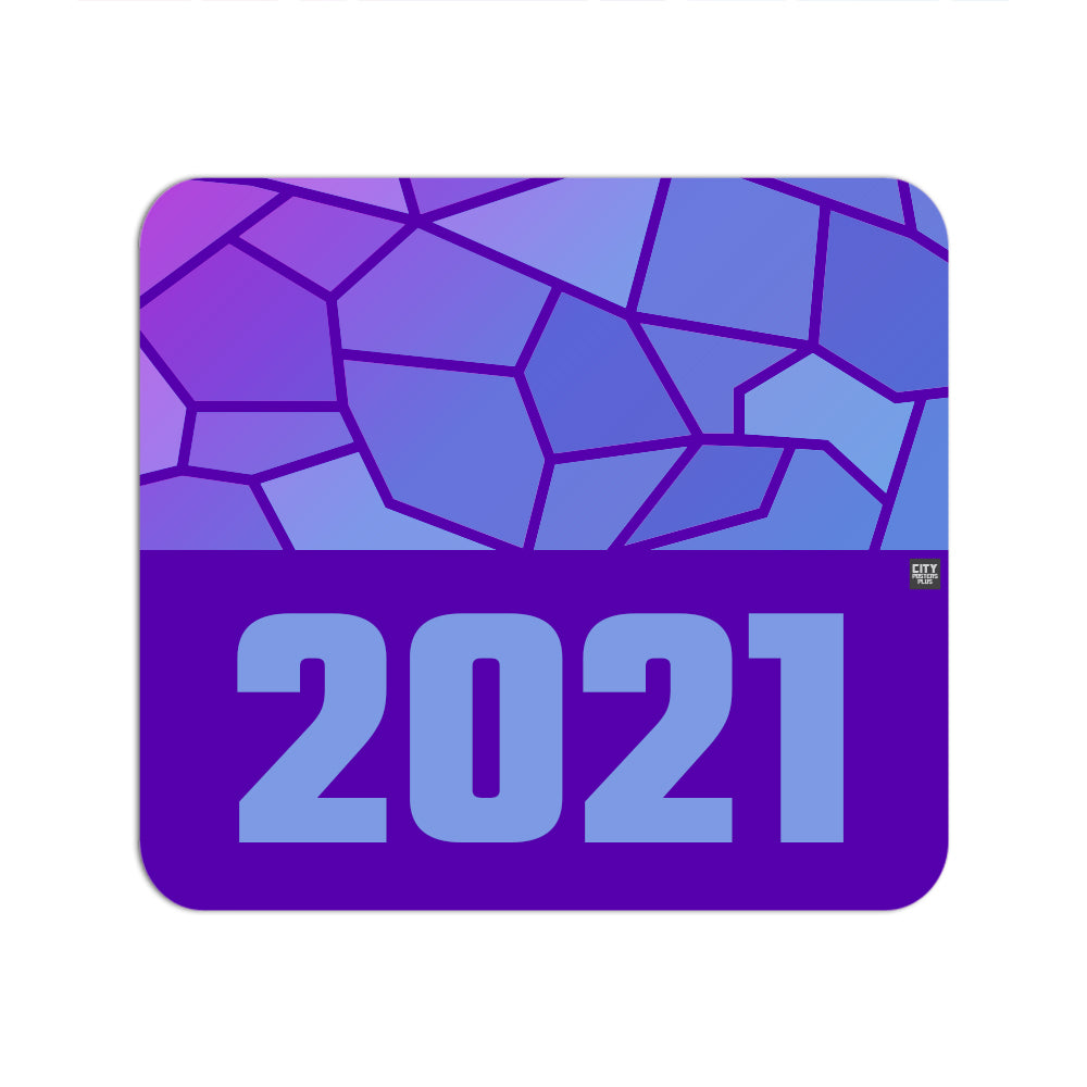 2021 Year Mouse pad (Purple)