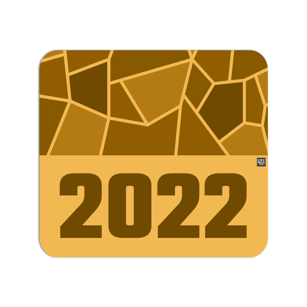 2022 Year Mouse pad (Golden Yellow)