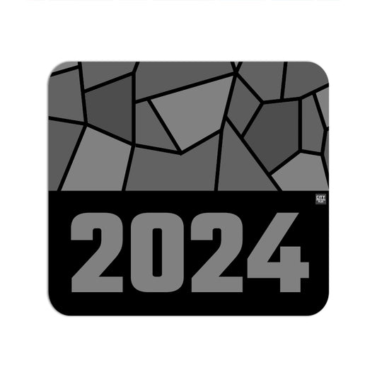 2024 Year Mouse pad (Black)