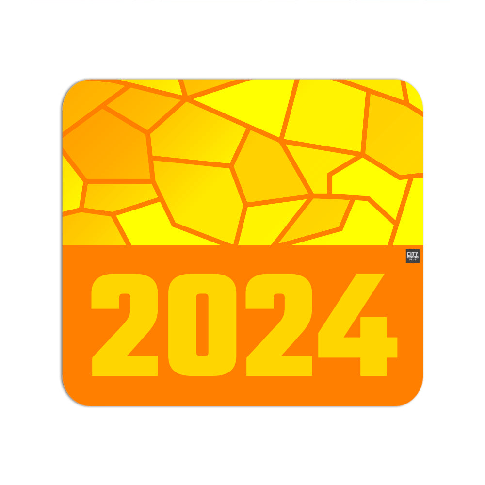 2024 Year Mouse pad (Orange)