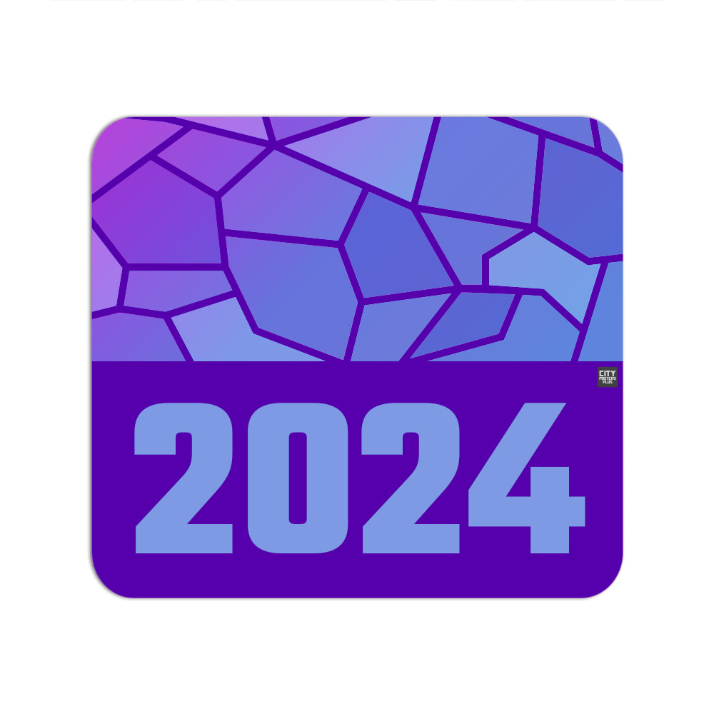 2024 Year Mouse pad (Purple)