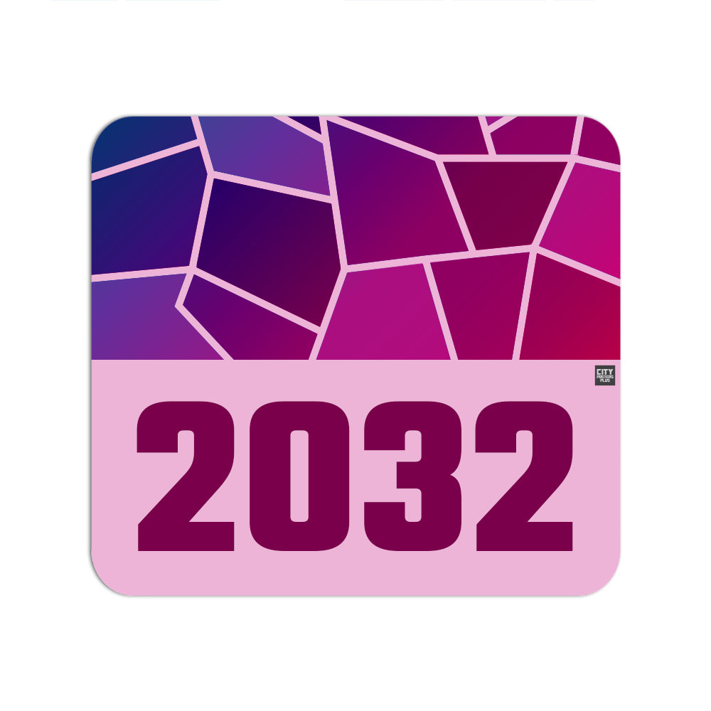 2032 Year Mouse pad (Light Pink)