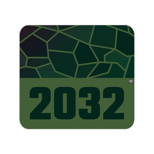 2032 Year Mouse pad (Olive Green)