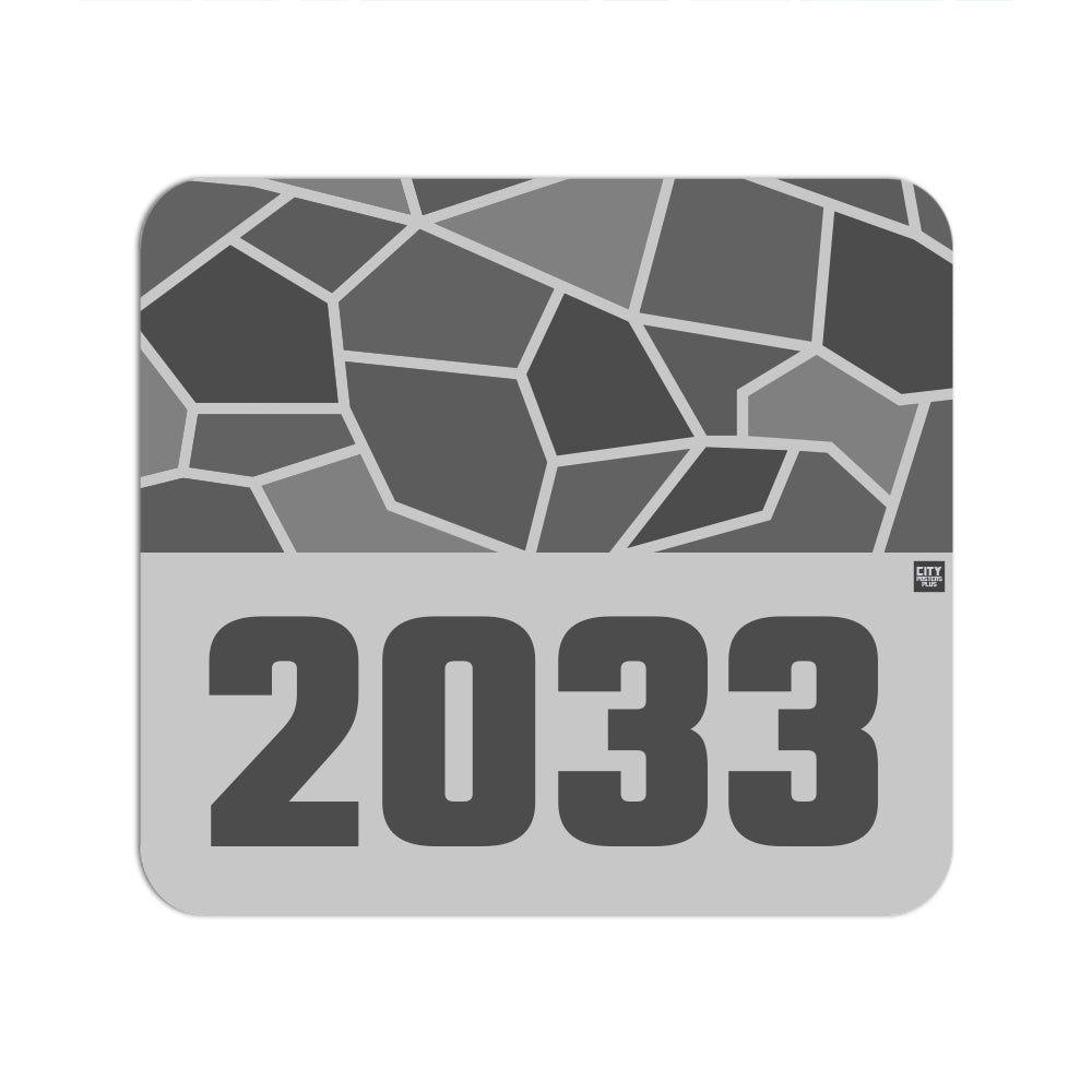 2033 Year Mouse pad (Melange Grey)