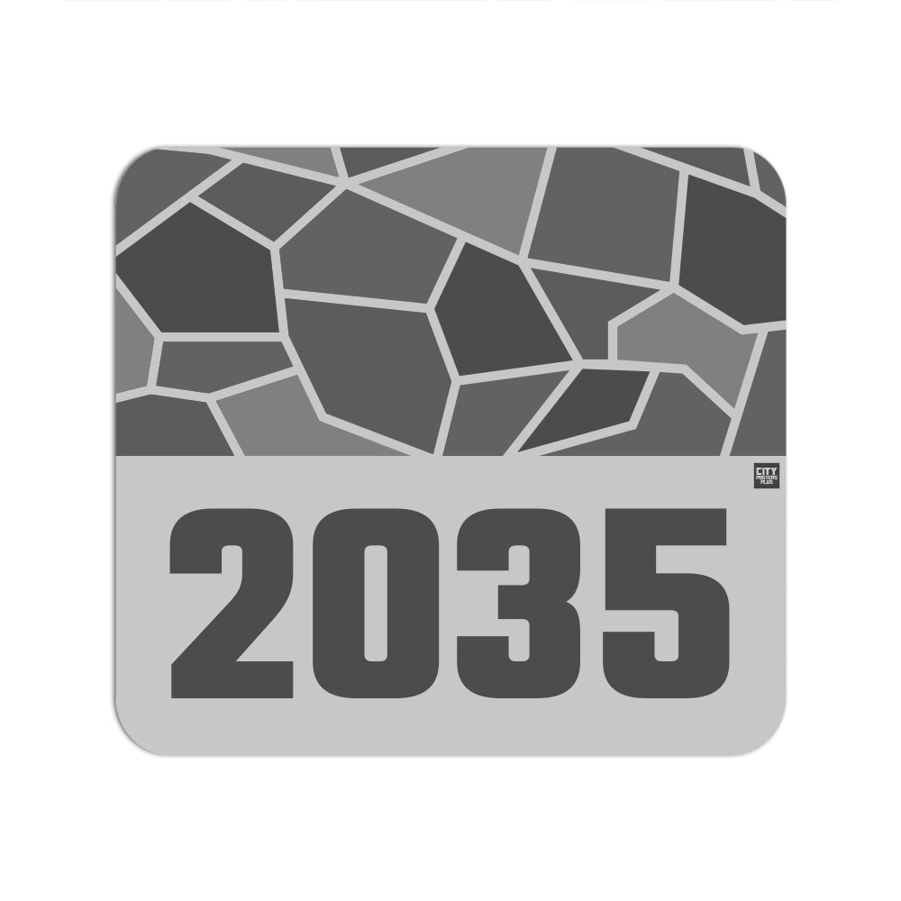 2035 Year Mouse pad (Melange Grey)