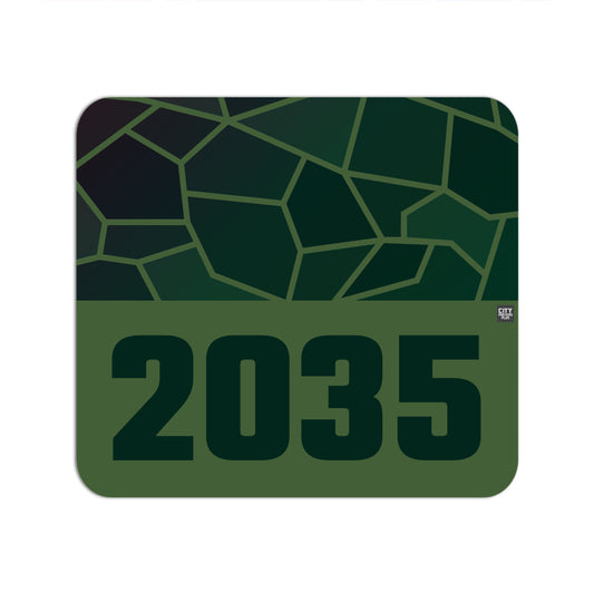 2035 Year Mouse pad (Olive Green)