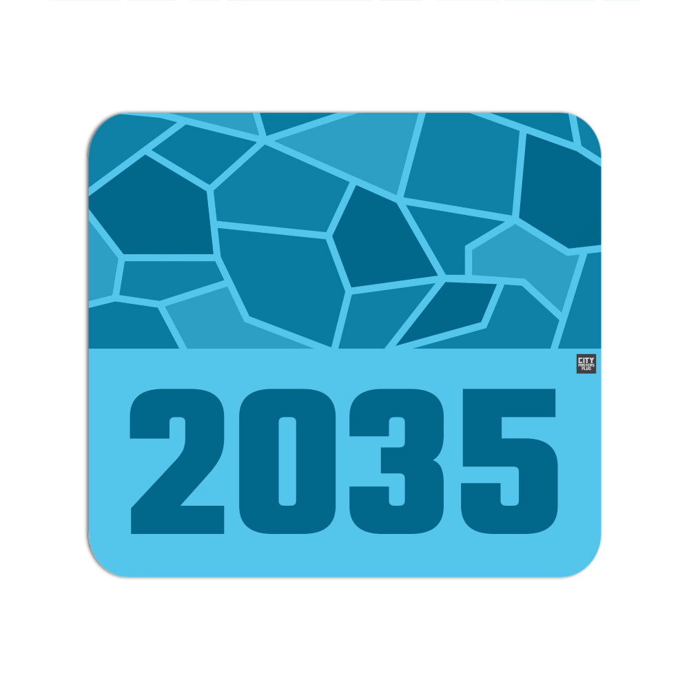 2035 Year Mouse pad (Sky Blue)