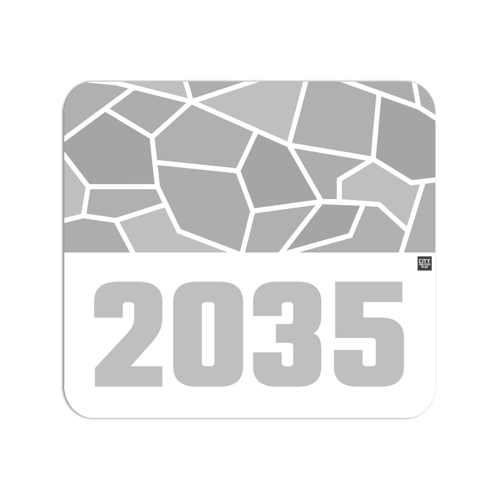 2035 Year Mouse pad (White)