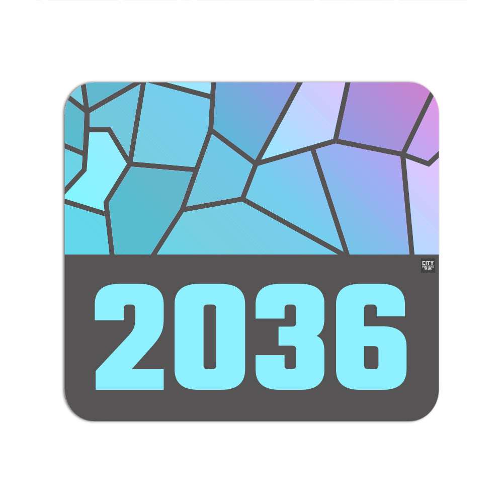 2036 Year Mouse pad (Charcoal Grey)