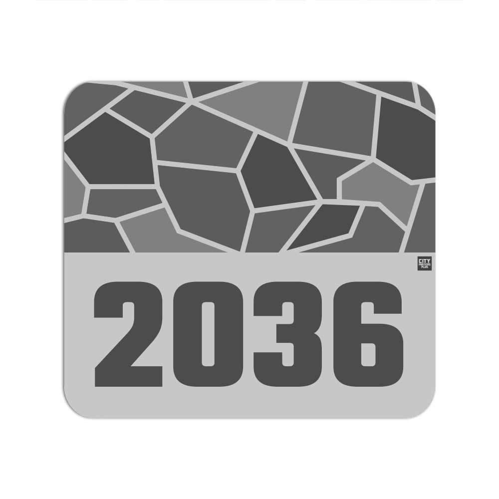 2036 Year Mouse pad (Melange Grey)