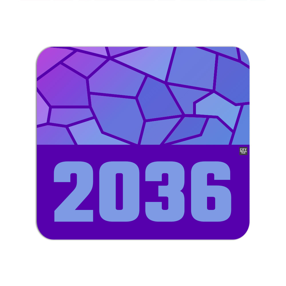 2036 Year Mouse pad (Purple)