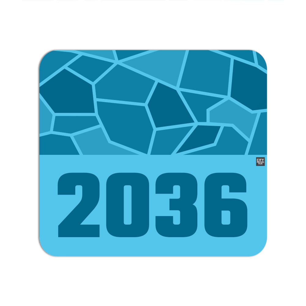 2036 Year Mouse pad (Sky Blue)