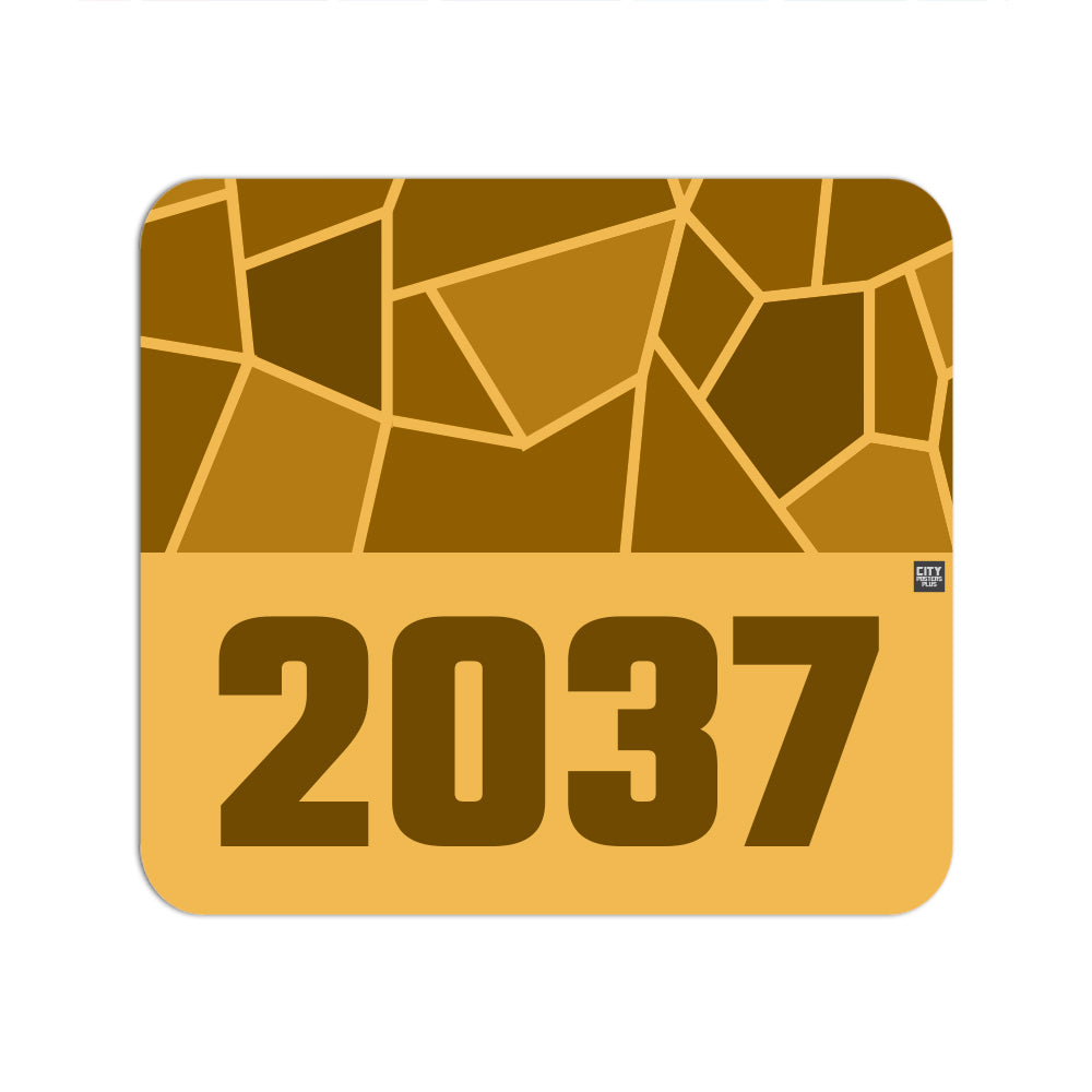 2037 Year Mouse pad (Golden Yellow)