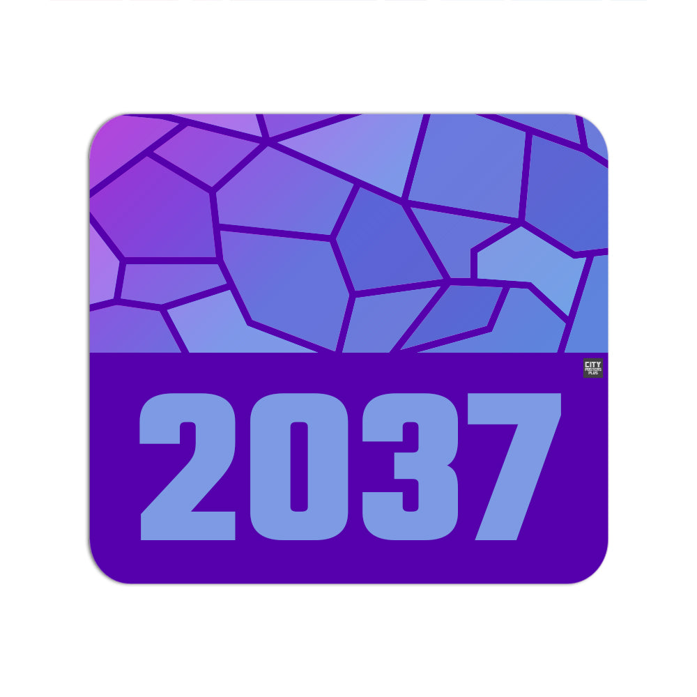 2037 Year Mouse pad (Purple)