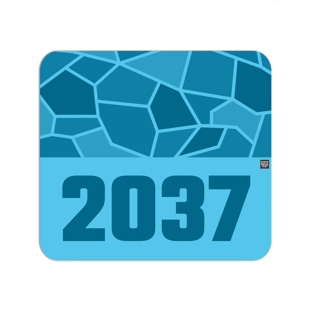 2037 Year Mouse pad (Sky Blue)